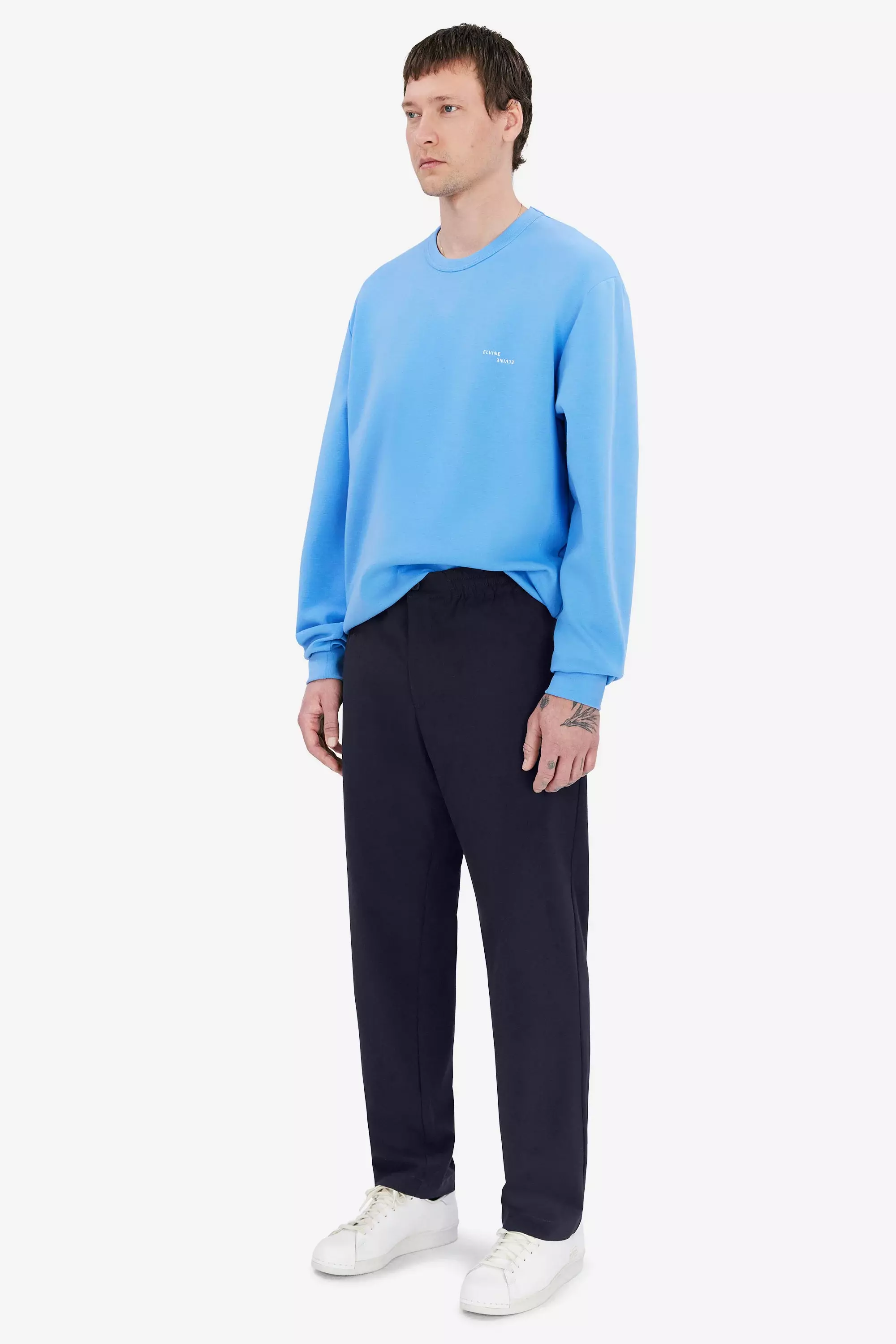 Elvine Johanson Flex Dark Navy Hose heren dunkelblau